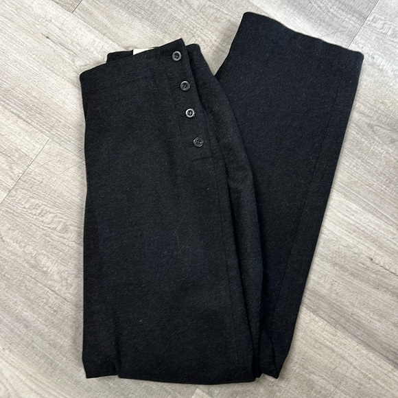 J. Crew Wool-Blend Button-Side Trousers – Size 4 - Picture 9 of 11